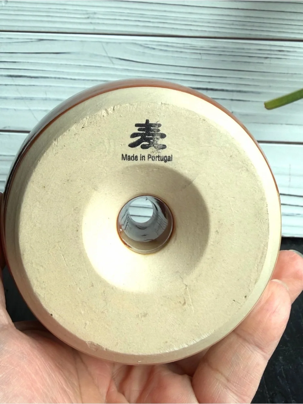 Individual Apple baker stoneware Bundt.cake dish